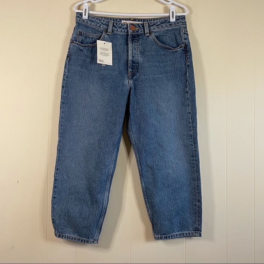 NWT - ASOS Recycled REMO Rebel Mom Jeans